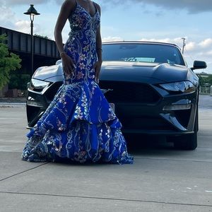 Panoply Dress royal blue